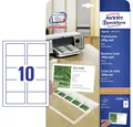 Produktbild: Avery Zweckform Visitenkarten Avery-Zweckform C32011-25 Bedruckbare Visitenkarten, glatte Kanten 85