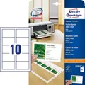 Produktbild: Avery Zweckform C32011-25 Superior Visitenkarten, 85 x 54 mm, einseitig