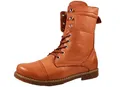Produktbild: Andrea Conti Damen Stiefelette Schnürboot Leder 0348760, Größe:39 EU, Farbe:Orange