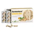 Produktbild: Fermentura® Ginseng Duo – Ginseng Kapseln mit Arten von Panax, Sibirischem & Rotem | mit Vitamin B Komplex – B2, B6, B12 | Fermentiert & Vegan | 30 Kapseln, 1-Monats-Vorrat