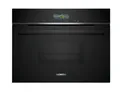 Produktbild: Siemens CD714GXB1 iQ700 Einbau-Kompaktdampfgarer, 59,4 cm breit, 38 L, Wassertank, TFT Touchdisplay, Home Connect, schwarz