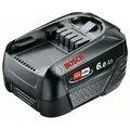 Produktbild: Bosch Professional Bosch Akkupack 18 Volt Lithium-Ionen PBA 18 Volt, 6.0 Ah W-C, Systemzu Akkupacks bunt
