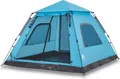 Produktbild: vidaXL Kuppel-Campingzelt 5 Personen Blau Quick Release