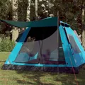 Produktbild: Kuppel-Campingzelt 5 Personen Blau Quick Release