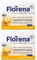 Produktbild: ✅ Florena Gesicht Q10 + Aprikosenkernöl Antifalten Tagescreme, LSF15 2x 50ml ✅