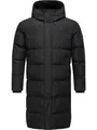 Produktbild: Ragwear Herren Lange Steppjacke Warmer wasserdichter Wintermantel mit Kapuze Nordwey YOUMODO Black Gr. M