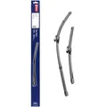 Produktbild: DENSO Flachwischer-Set DF-053 (650/400 mm, Linkslenker): Zwei leise, langlebige Wischer mit aerodynamischem Design. OEM-Qualität, breite Kompatibilität, 2 Jahre Garantie.