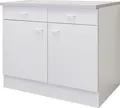 Produktbild: Flex Well Unterschrank mit Schublade und Drehtür Speed BxTxH 100 x 50 x 85 cm weiß matt zerlegt Anschlag links rechts 00