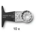 Produktbild: Fein Multimaster Multitalent 10er Pack E-Cut Precision BIM Sägeblatt 65x50mm SL