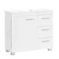 Produktbild: VASAGLE Waschbeckenunterschrank weiß 70,0 x 30,0 x 64,0 cm