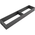 Produktbild: AmbiaLine Schubkastenrahmen schmal mit Trenner 422x100x50mm, oriongrau - Blum