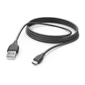 Produktbild: hama USB A Kabel 3,0 m schwarz, 1 St.