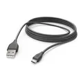 Produktbild: hama USB A Kabel 3,0 m schwarz, 1 St. 00201588