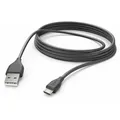 Produktbild: HAMA USB-Kabel, USB-A-microUSB 3m, schwarz
