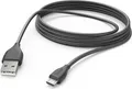 Produktbild: Hama Ladekabel, USB-A - Micro-USB, 3 m, Schwarz (00201588)