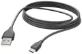 Produktbild: Hama USB-Ladekabel USB 2.0 USB-A Stecker, USB-Micro-B Stecker 3.00m Schwarz 00201588