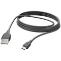 Produktbild: Hama USB-Ladekabel USB 2.0 USB-A Stecker, USB-Micro-B Stecker 3.00 m Schwarz