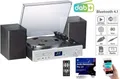 Produktbild: auvisio Musikanlage MHX-620 Plattenspieler/Digitalisierer, BT, DAB+, CD, MC, USB, MP3