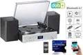 Produktbild: auvisio auvisio Musikanlage MHX-620 Plattenspieler/Digitalisierer BT DAB+ CD Plattenspieler (Schallplatte)