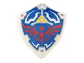 Produktbild: San-Ei, The Legend of Zelda Plüschkissen Triforce in Schildform, 40 cm, Mehrfarbig