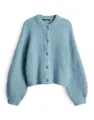 Produktbild: someday Damen Strickjacke | TAMANAH Loose Strickcardigan aus weichem Alpakamix Arctic Blue, 38