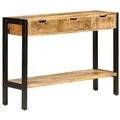 Produktbild: vidaXL Sideboard mit 3 Schubladen 110x35x75 cm Massivholz Mango