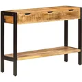 Produktbild: Sideboard Mit 3 Schubladen 110x35x75 Cm Massivholz Mango Vidaxl
