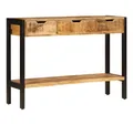 Produktbild: vidaXL Sideboard, Kommode mit 3 Schubladen 110x35x75 cm Massivholz Mango