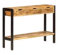 Produktbild: vidaXL Sideboard Sideboard mit 3 Schubladen 110x35x75 cm Massivholz (1 St)