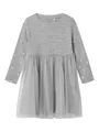 Produktbild: name it Kleid in Grau, Größe 116, Kinder