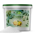 Produktbild: 100% Vitamin C Pulver Lebensmittelqualität | L-Ascorbinsäure | PREMIUM-EIMER (1kg)
