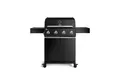 Produktbild: BURNHARD® Gasgrill 4-Brenner, 15 kW, 4 Edelstahlbrenner, Piezo-Zündung, große Grillfläche 70x41,5 cm, Gussrost, für bis zu 15 Personen, Outdoor BBQ – Big FRED Base