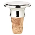Produktbild: EDZARD Flaschenkorken Flaschenverschluss im klassischen Design für Champagner, Wein und Sekt, edel versilbert, anlaufgeschützt, Höhe 6 cm