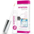 Produktbild: Testsieger 2025: Hormonfreies Wimpernserum 10ml mit Hyaluron, Kollagen, Peptiden, Weizenprotein – Wimpernserum ohne Hormone schützt und kräftigt die Wimpern. Mit Aloe-Vera, Ginseng und Panthenol.