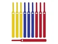 Produktbild: Label-the-cable LTC BASIC STRAPS - Kabelbinder - 17 cm - Blau, Gelb, Rot (Packun