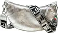 Produktbild: FLORENCE Umhängetasche Florence Umhängetasche Citytasche (Umhängetasche), Damen, Jugend Umhängetasche, Citytasche Leder, silber ca. 33cm x 17cm