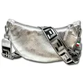 Produktbild: Florence Umhängetasche Citytasche Echtleder Damen silber metallic OTF823J