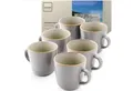 Produktbild: SÄNGER Becher Set Rio, 6-tlg., Steingut, 6 tlg. Rio Perlgrau Kaffeebecher, Grau, Handmade, VALUE COLLECTION