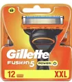 Produktbild: Gillette Fusion 5 Rasierklingen 12 Stück.