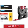 Produktbild: Dymo 1805416 Rhino 12mm Schriftband IND weiß rot