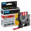 Produktbild: DYMO Schriftband RHINO  1805416, 12 mm weiß auf rot