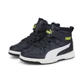 Produktbild: Puma Winterschuhe Rebound Joy Fur gefüttert Vorschule nachtblau/lime Kinder, Größe Euro (US): 31 (13)