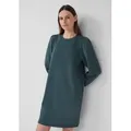 Produktbild: s.Oliver Minikleid Kleid Scuba-Kleid mit Faltendetail am Arm grün L (40)