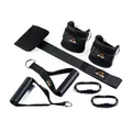 Produktbild: RYZR Workout Set – Premium Trainingsset mit Handgriffen, Fußschlaufen, Türanker, Karabinern für Ganzkörpertraining, Mobility und Home-Workout