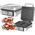 Produktbild: Starkes Waffeleisen 2 Waffeln MPM MGO-13 - Silber