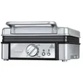 Produktbild: MPM 2-in-1-Kombi-Waffeleisen MGO-13 Waffeleisen 1400 W, tiefe Antihaftplatten, 2 Waffeln, Extra tiefe Backformen, Bräunungswahl, Antihaft silberfarben