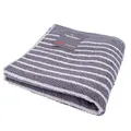 Produktbild: Traumschloss Handtuch »Stripes« 100% Baumwolle | flauschig weich | hellgrau | 50x100cm