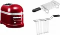 Produktbild: KitchenAid Paket 1, Toaster + Brötchenaufsatz Artisan 5KMT2204, Farbe:Liebesapfelrot