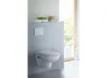 Produktbild: Duravit D-Code WC-Set 45700900A1 wandhängend, mit WC-Sitz, Rimless, Durafix, Weiß Hochglanz