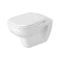 Produktbild: DURAVIT D-Code Wand-WC Set Rimless WC-Sitz Toilettensitz randlos Absenkautomatik